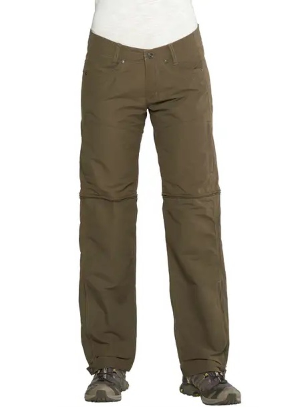 Kuhl Women's Liberator Cargo Convertible Pants in Olive size 2